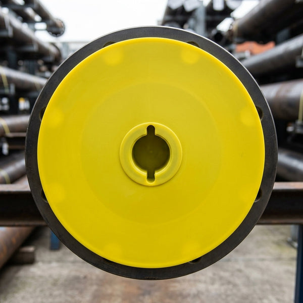 DN 300 Full Face Flange Protector - 450mm, Yellow LDPE