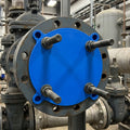 12" Class 150 Flange Stud Hole Insert - Blue LDPE