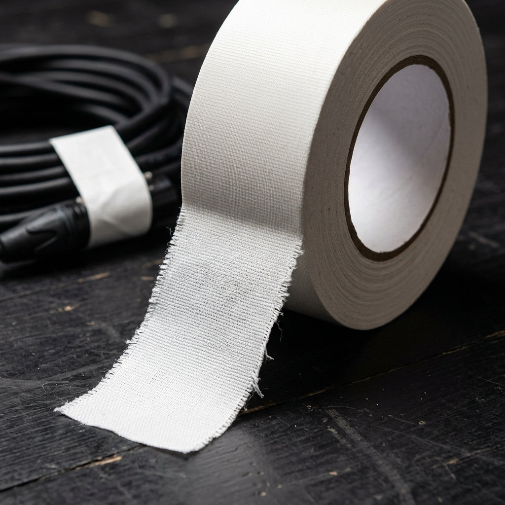 100mm White Gaffer Tape - 50m (view 2)