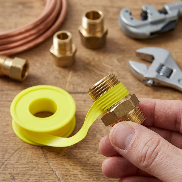 12mm Yellow PTFE Thread Seal Tape - 5m