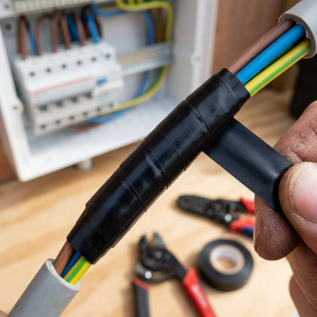 19mm Black PVC Electrical Insulation Tape - 5m (view 2)