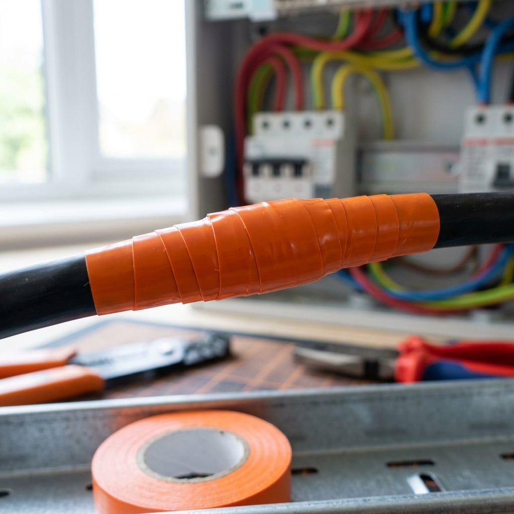 19mm Orange PVC Electrical Insulation Tape - 20m (view 2)