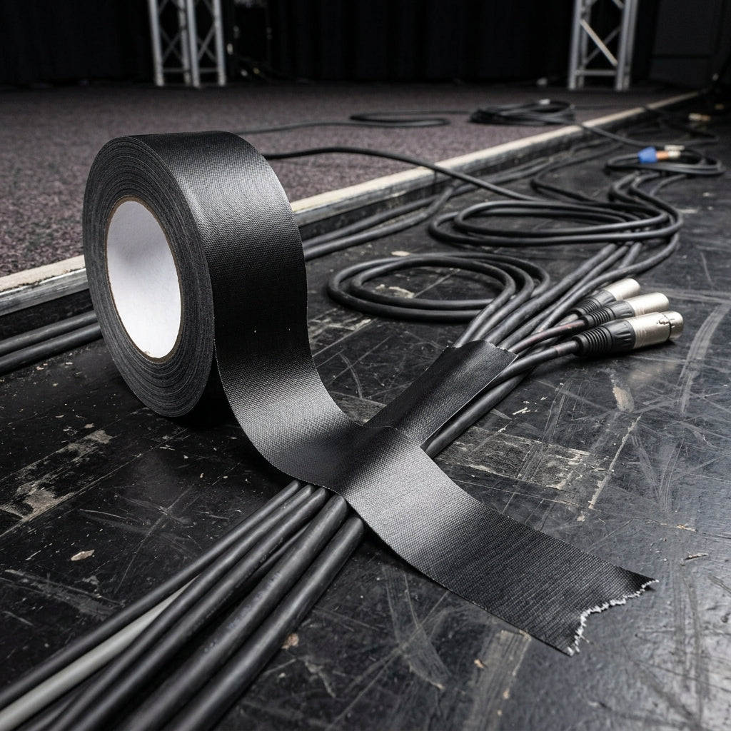100mm Black Gaffer Tape - 50m