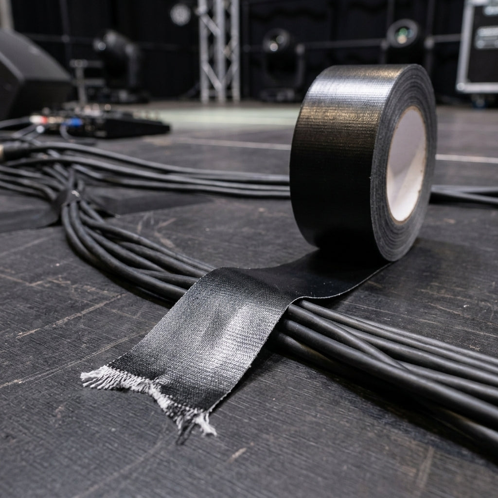 100mm Black Gaffer Tape - 50m (view 2)