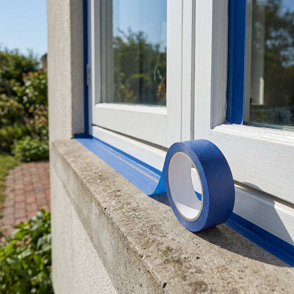 50mm Blue UV Resistant Masking Tape - 25m